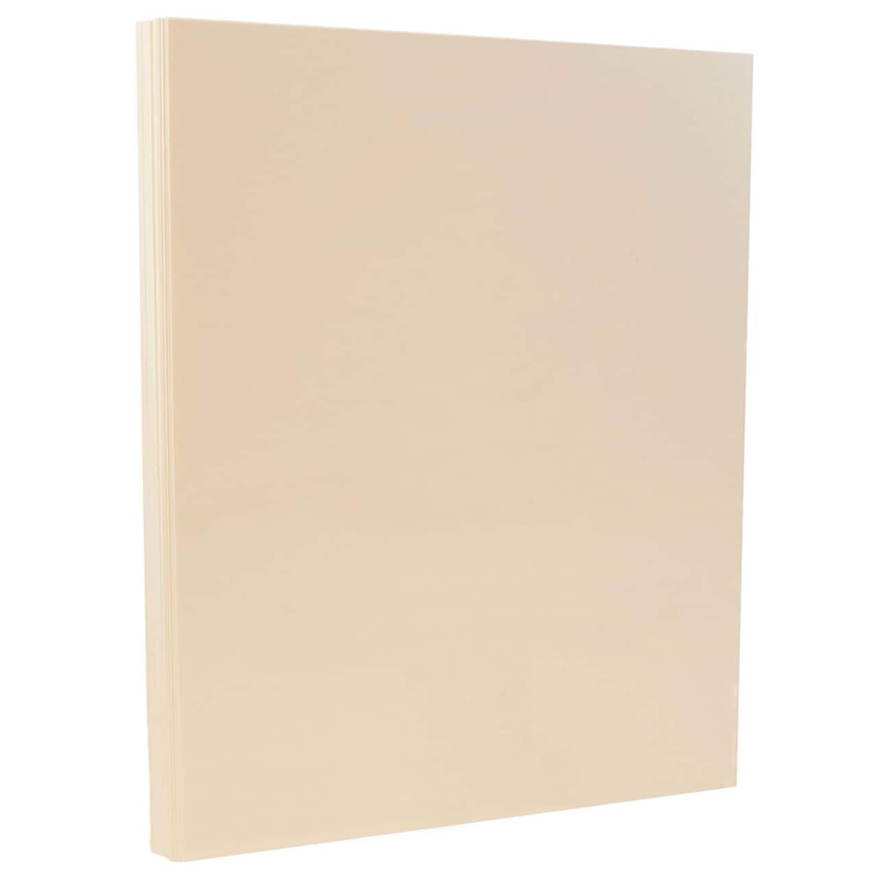 JAM Paper 8.5" x 11" Vellum Bristol Cardstock, 50ct.